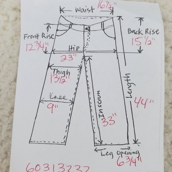 Vtg Levis 550 Blue Jean 16 Mis L 33x33 Hi Rise Relaxed Tapered Western 04/00 USA - Picture 4 of 16